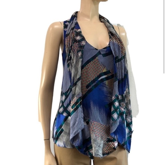 Madison Marcus blouse patch print Silk - Picture 2 of 16